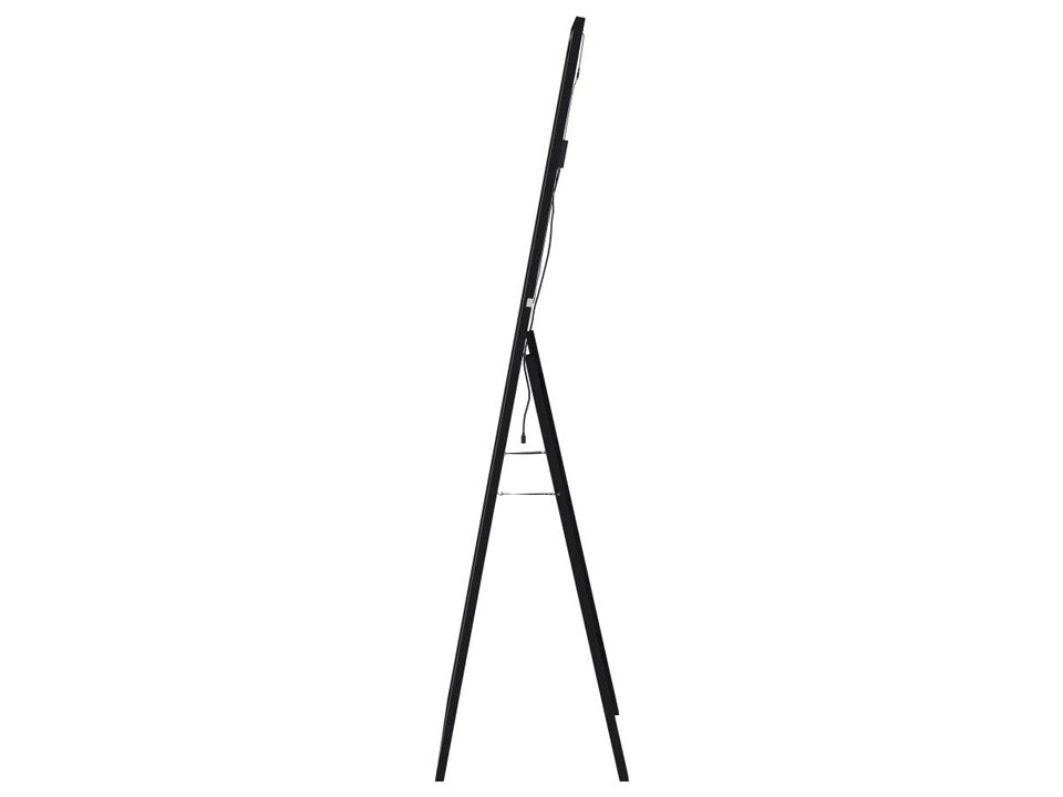 Pawel Floor Mirror with LED Lighting Black