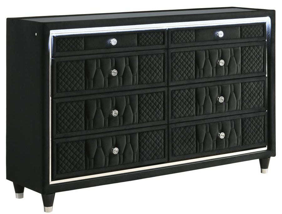 Thaddeus Black LED Dresser