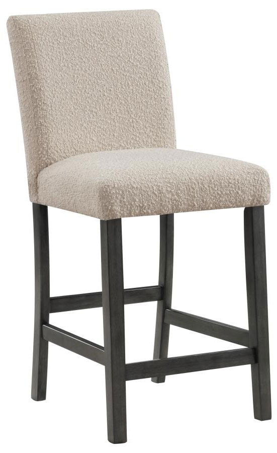 Carli Beige Boucle Upholstered Counter Chair