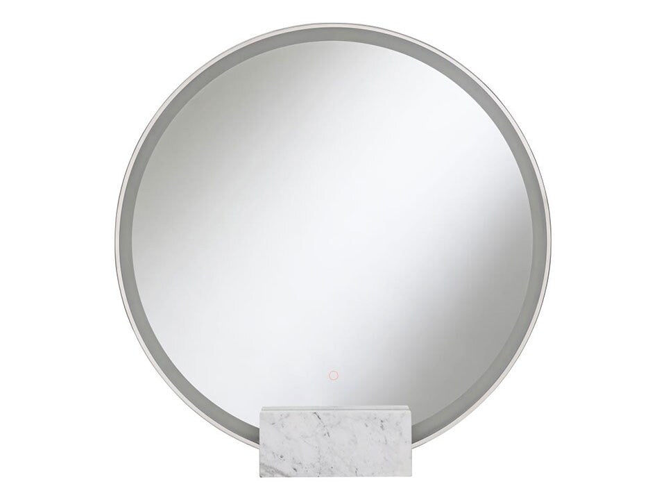 Solene Chrome Round LED Vanity Mirror