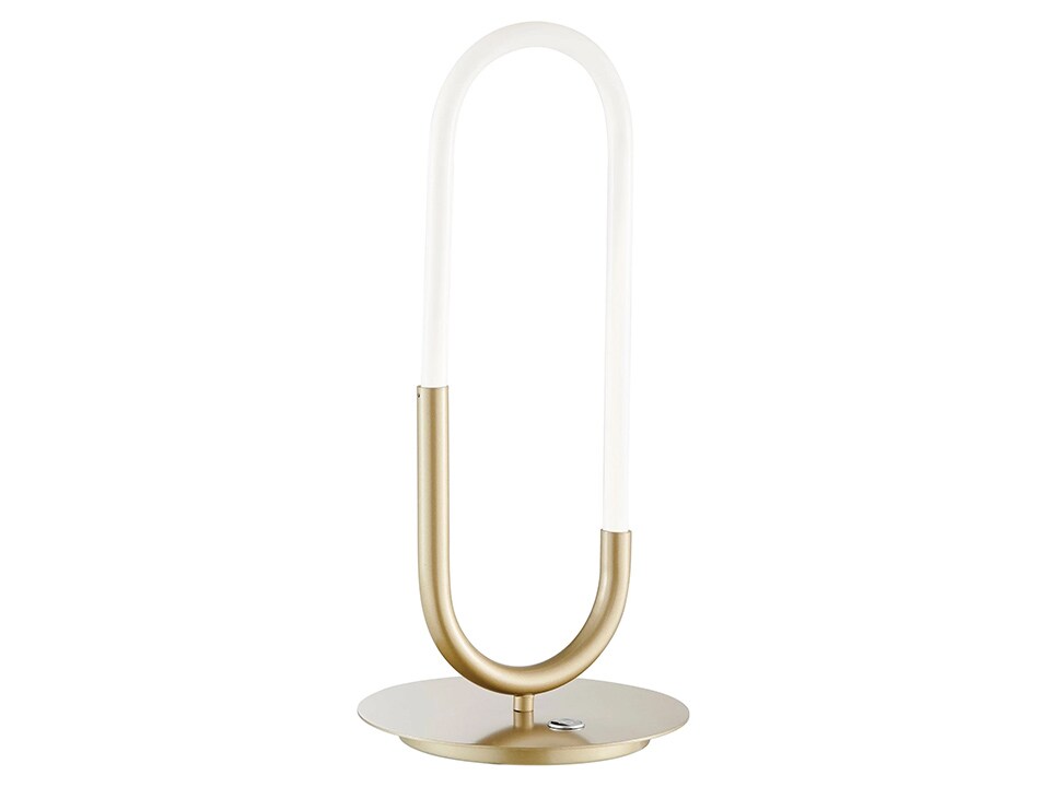 Led Single Clip Gold Table Lamp