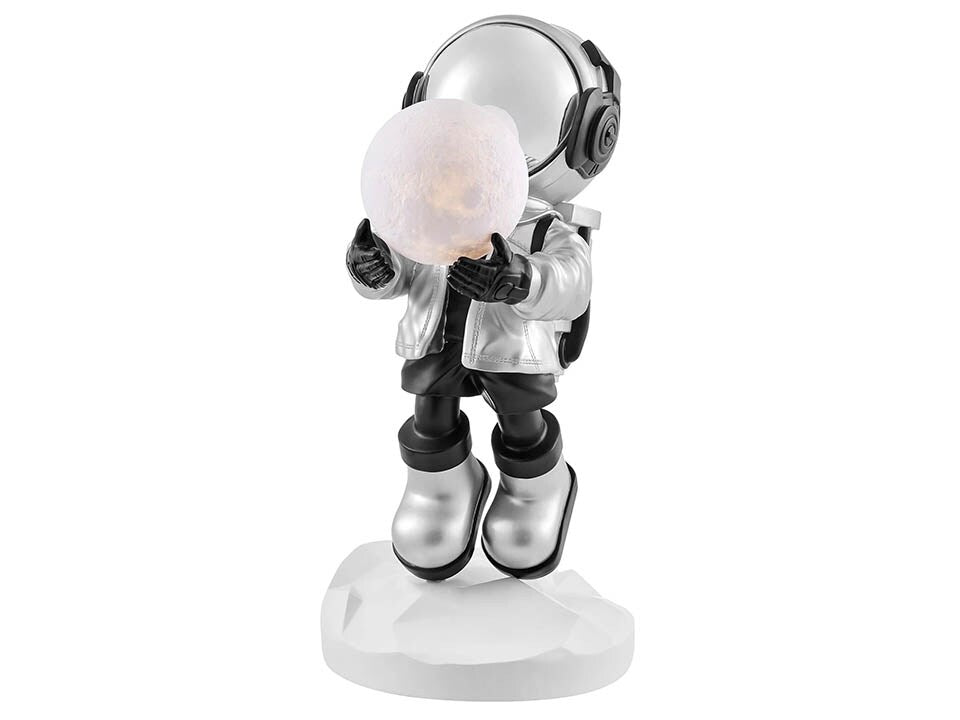 Hadfield Takes The Moon Lighted Sculpture