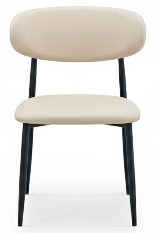 Lily Beige & Black Side Chair