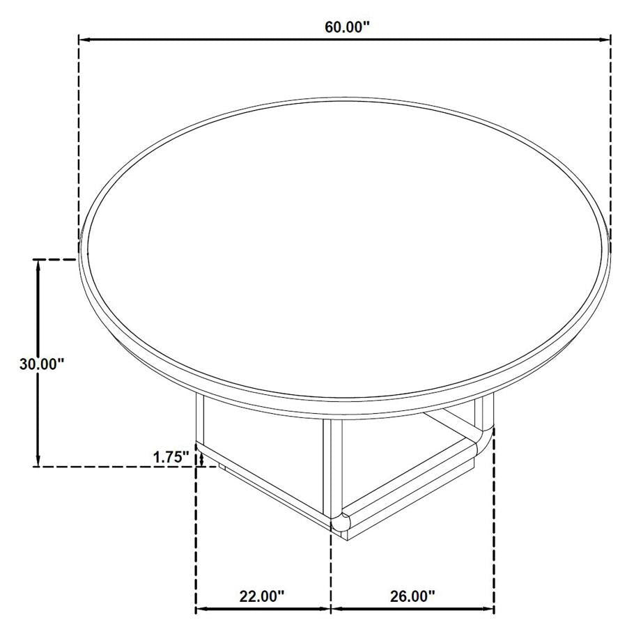 Dominic 60" Round Dining Table
