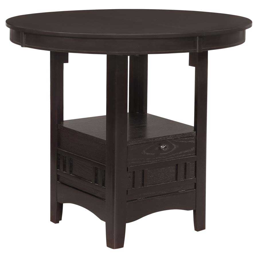 Lavon Espresso 42" Extension Counter Height Dining Table