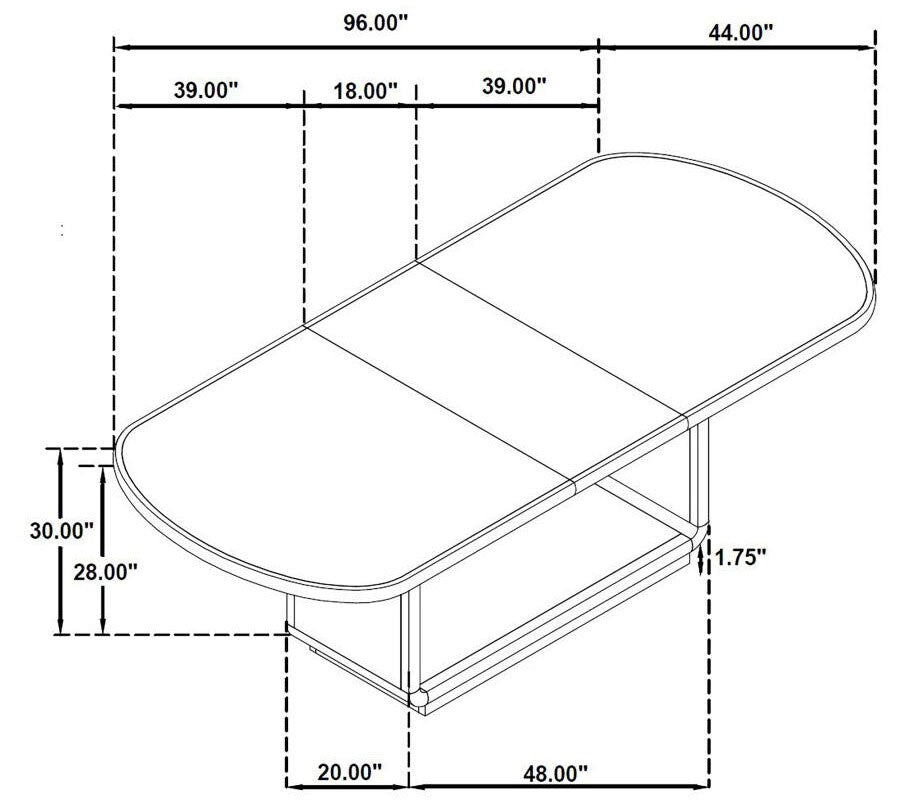 Dominic 78" Extension Dining Table